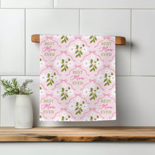 Load image into Gallery viewer, &quot;Best Mom Ever&quot; Kitchen Dish Towel

