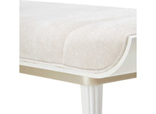 Load image into Gallery viewer, Velvet Cream Bench

