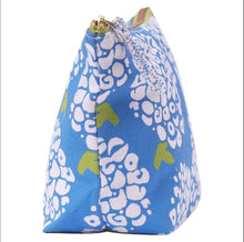 Load image into Gallery viewer, Blue Hydrangea Canvas Pouch
