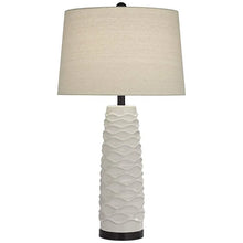 Load image into Gallery viewer, Whitney White Table Lamp
