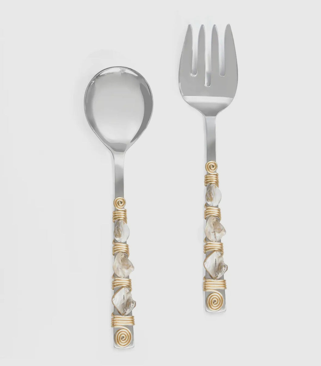 Mother-of-Pearl Serving Collection