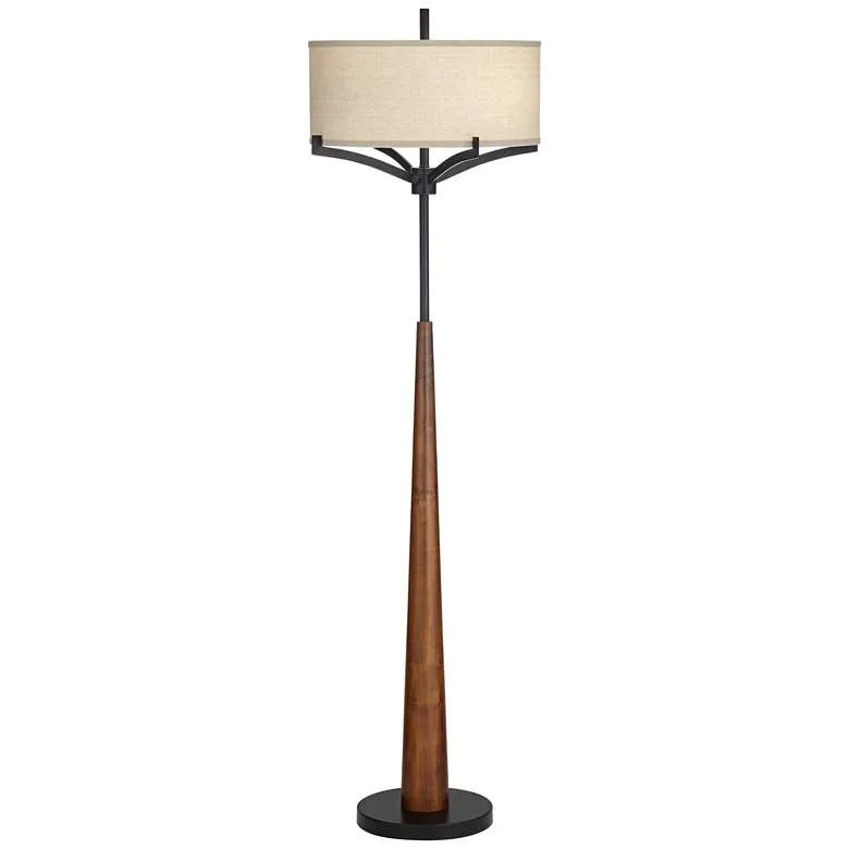 Walnut Floor Lamp