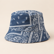 Load image into Gallery viewer, Paisley Pattern Reversible Bucket Hat Collection
