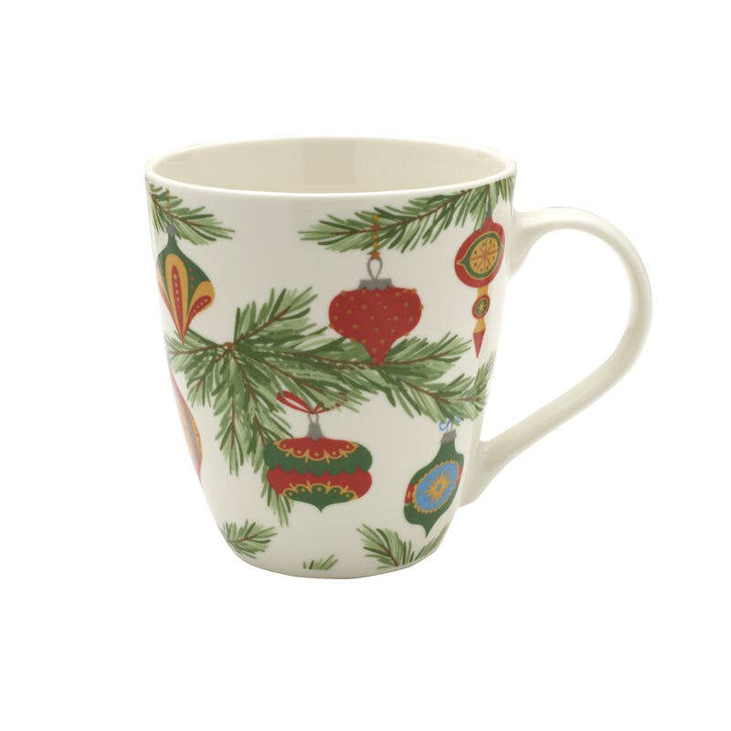 Holiday Ornaments Porcelain Mug 18 oz.