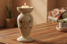 Load image into Gallery viewer, Desert Skull Pedestal Candle Holder
