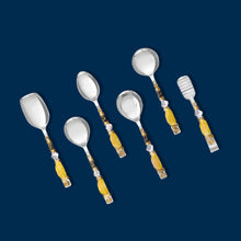 Load image into Gallery viewer, Lemon Bubbles: Mother-of-Pearl Serving Collection

