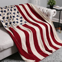 Load image into Gallery viewer, American Flag Throw Blanket Collection
