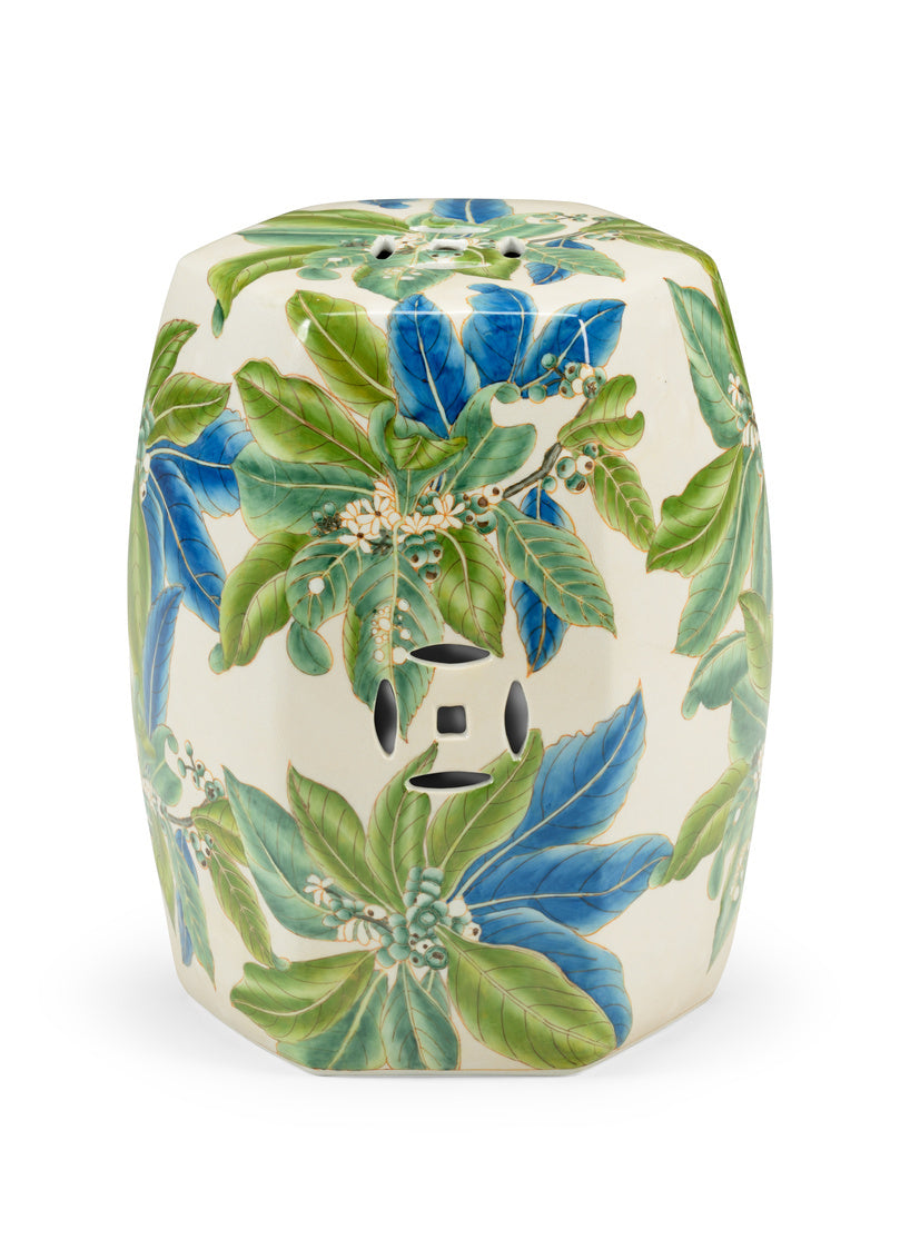 Floral Garden Stool
