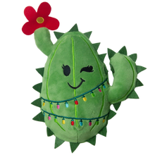 Load image into Gallery viewer, Cactus Dog Toy w/ Christmas Lights
