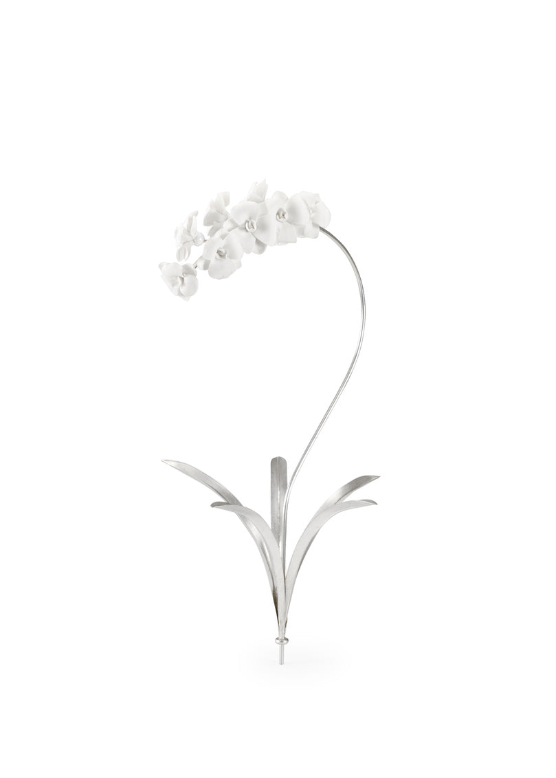 Medium Orchid Stem in Silver