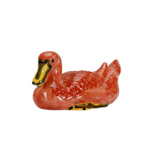 Load image into Gallery viewer, Orange Ceramic Duck
