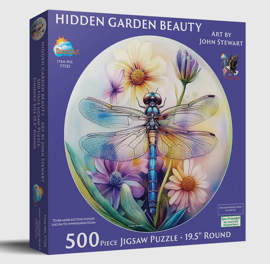 Hidden Garden Beauty 500 Pc Puzzle