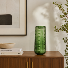 Load image into Gallery viewer, Jewel Green Glass Vase
