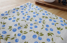 Load image into Gallery viewer, Hand Printed Blueberry Dish Towel
