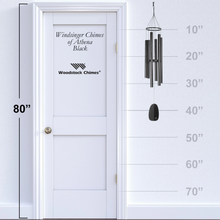 Load image into Gallery viewer, Chimes of Athena - Black Wind Chime

