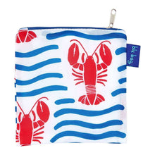 Load image into Gallery viewer, Lobster Waves Reusable Shopper Tote Bag
