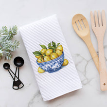 Load image into Gallery viewer, Chinoiserie Lemon Kitchen Towel

