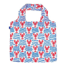 Load image into Gallery viewer, Lobster Waves Reusable Shopper Tote Bag

