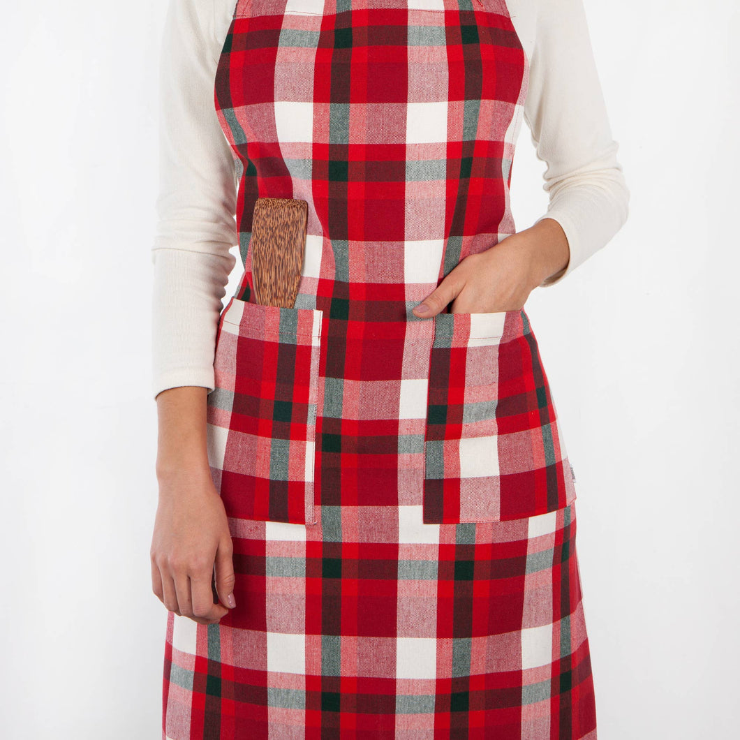 Recycled Cotton Tannenbaum Christmas Apron