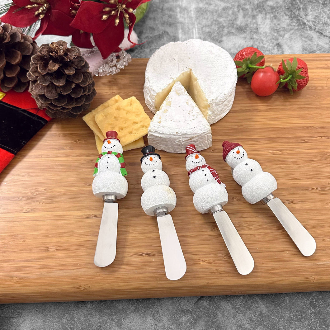 Snowmen Cheese Spreader Set