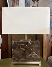 Load image into Gallery viewer, Brown Vein Marble Table Lamp
