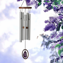Load image into Gallery viewer, Agate Wind Chime - Purple Large
