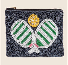 Load image into Gallery viewer, Pickleball Beaded Coin Purse
