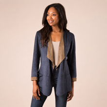 Load image into Gallery viewer, Two Tone Suede Jacket
