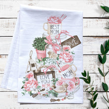 Load image into Gallery viewer, Mother&#39;s Day Farmhouse Tea Towel
