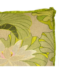 Load image into Gallery viewer, Aquatic Garden Embroidered Pillow
