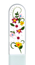Load image into Gallery viewer, Spring Floral Crystal Nail File
