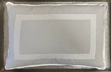 Load image into Gallery viewer, Gray Linen Embroidered White Dot Collection
