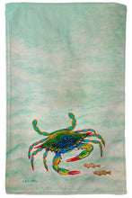 Load image into Gallery viewer, Colorful Crab and Fish Microfiber Kitchen Towel
