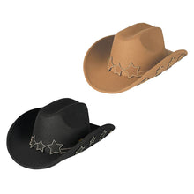 Load image into Gallery viewer, Vegan Felt Star Cowboy Hat Collection
