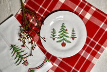 Load image into Gallery viewer, Christmas Trees Appetizer &amp; Dessert Plate
