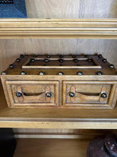 Load image into Gallery viewer, Decor Studded Wooden Box
