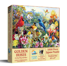 Load image into Gallery viewer, Golden Irises Puzzle 1000pc
