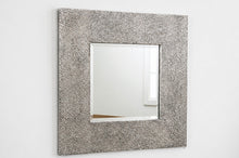 Load image into Gallery viewer, Silver Detailed Square Mirror 40"
