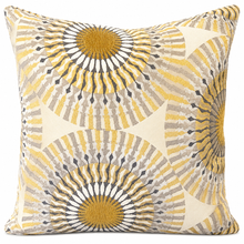 Load image into Gallery viewer, Beige Multi Circle Pillow
