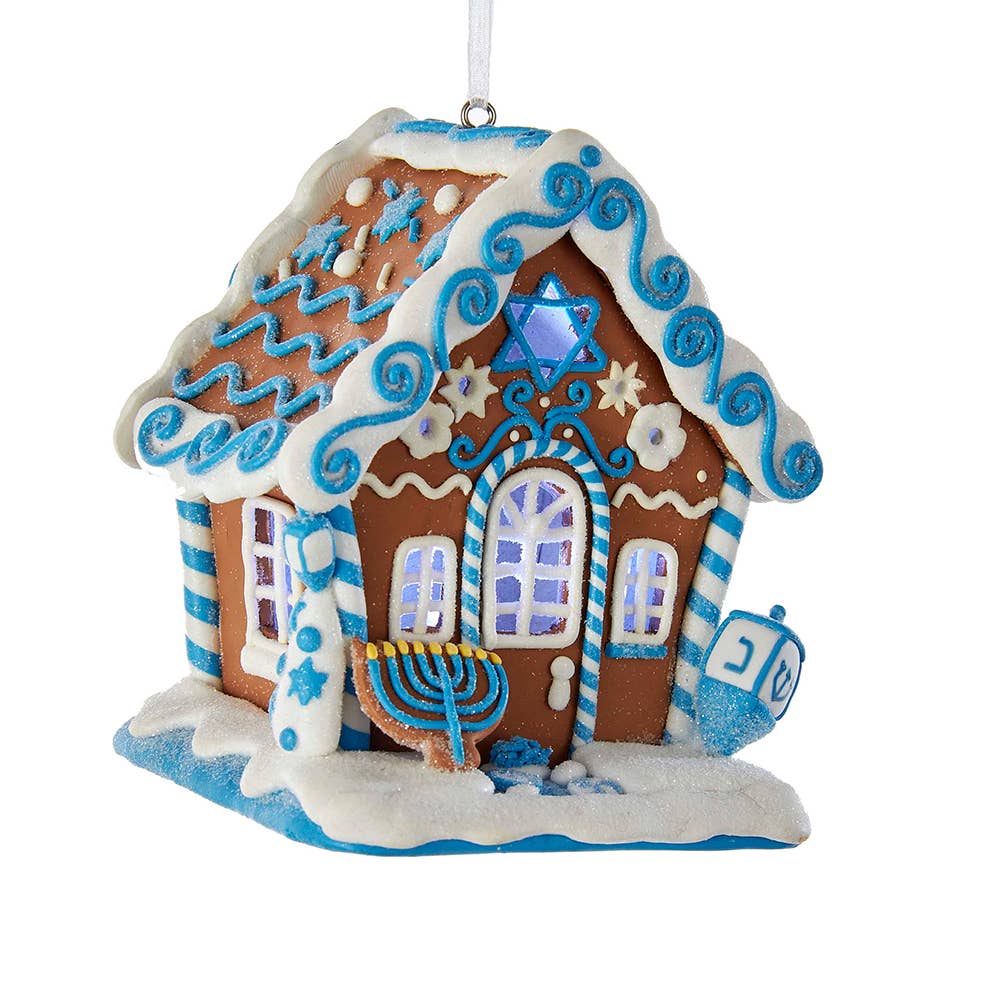 Hanukkah Gingerbread House Ornament