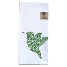 Load image into Gallery viewer, Hummingbird w/ West Coast Native Birds Tea Towel
