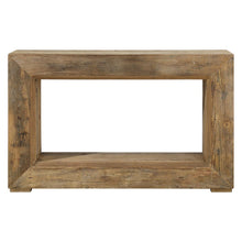 Load image into Gallery viewer, Reclaimed Elm Wood Console Table
