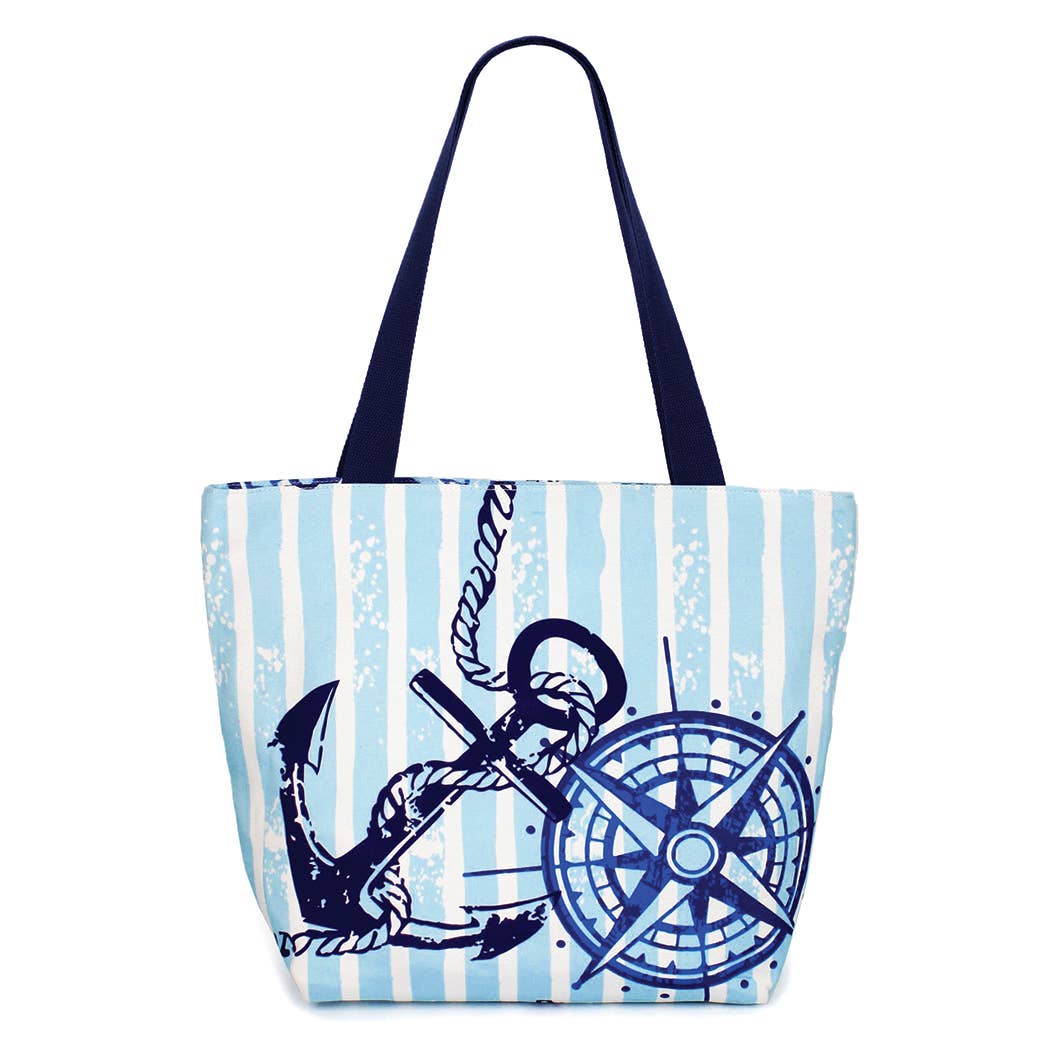 Anchor Printed Tote Bag