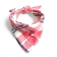 Load image into Gallery viewer, Plaid Pet Bandana Collection
