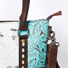 Load image into Gallery viewer, Floral Embossed Genuine Leather Bag
