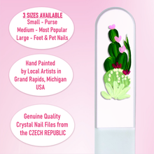 Load image into Gallery viewer, Beavertail Cactus Crystal Nail File
