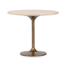 Load image into Gallery viewer, Travertine Round Dining Table

