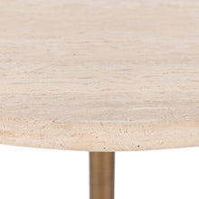 Load image into Gallery viewer, Travertine Round Dining Table
