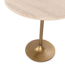 Load image into Gallery viewer, Travertine Round Dining Table
