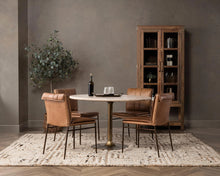 Load image into Gallery viewer, Travertine Round Dining Table
